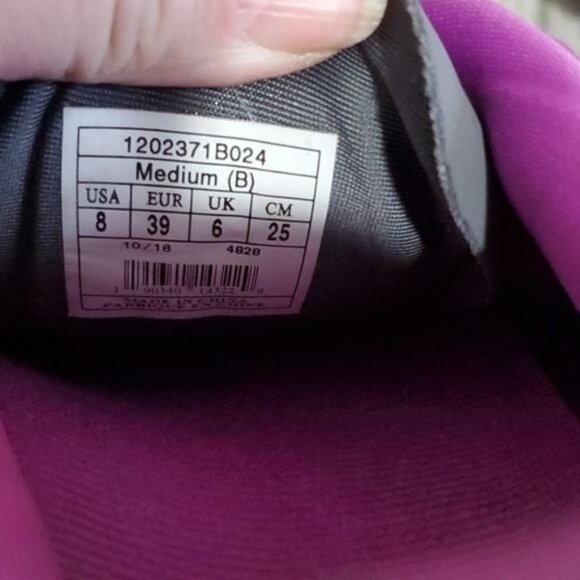 Brooks Pure Flow 6 Running Shoes Sneakers Purple Gray Women's WOMAN'S Size 8 B - Picture 9 of 16